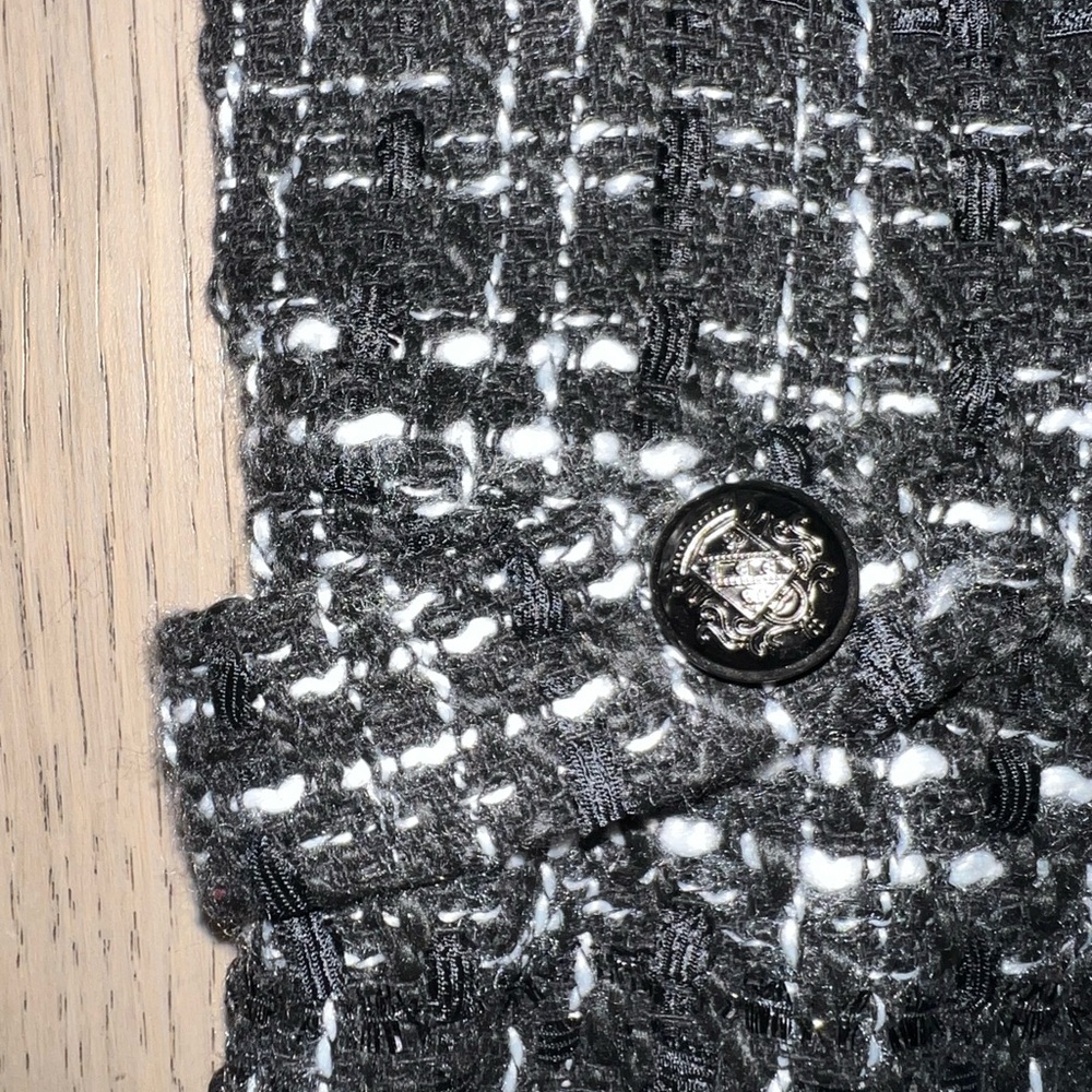 Nanette Lepore Black and White Tweed Dress - Picture 3 of 3